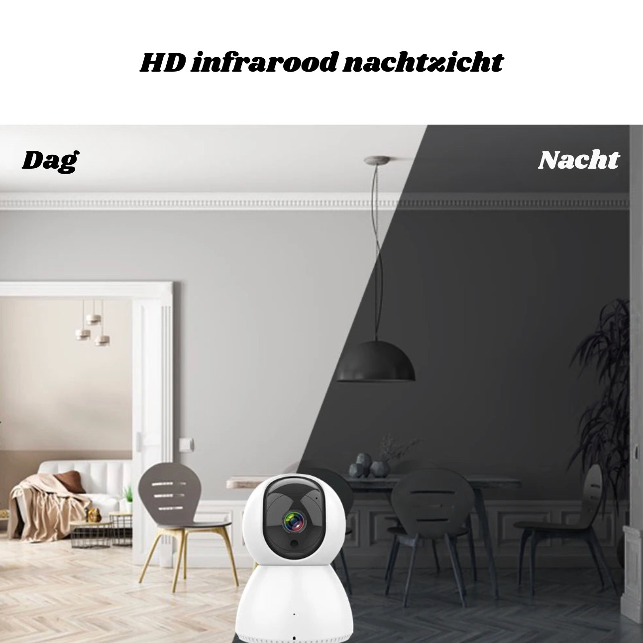 Babyfoon met App | Full HD | 360° Dekking | Spraakfunctie | Nachtzicht