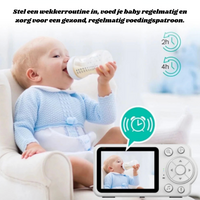 Babyfoon met Camera en Display | Draadloos | Spraakfunctie | Nachtzicht